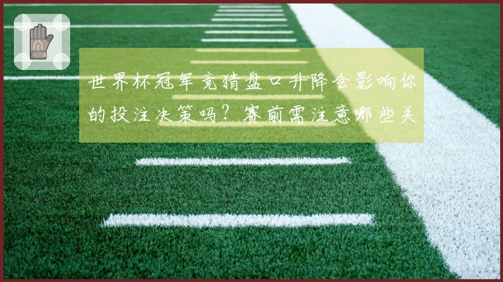 世界杯冠军竞猜盘口升降会影响你的投注决策吗？赛前需注意哪些关键因素？