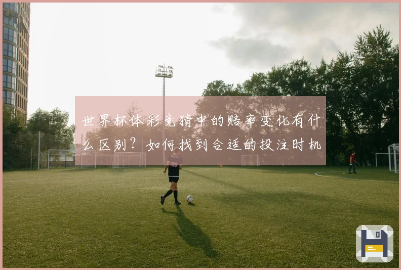 世界杯体彩竞猜中的赔率变化有什么区别？如何找到合适的投注时机？