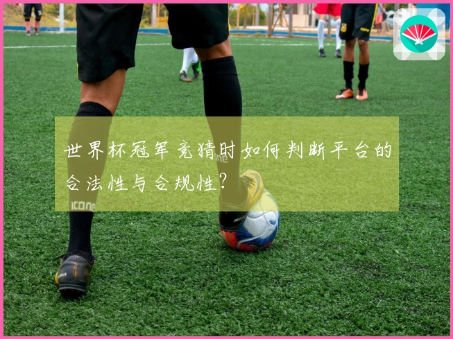 世界杯冠军竞猜时如何判断平台的合法性与合规性？